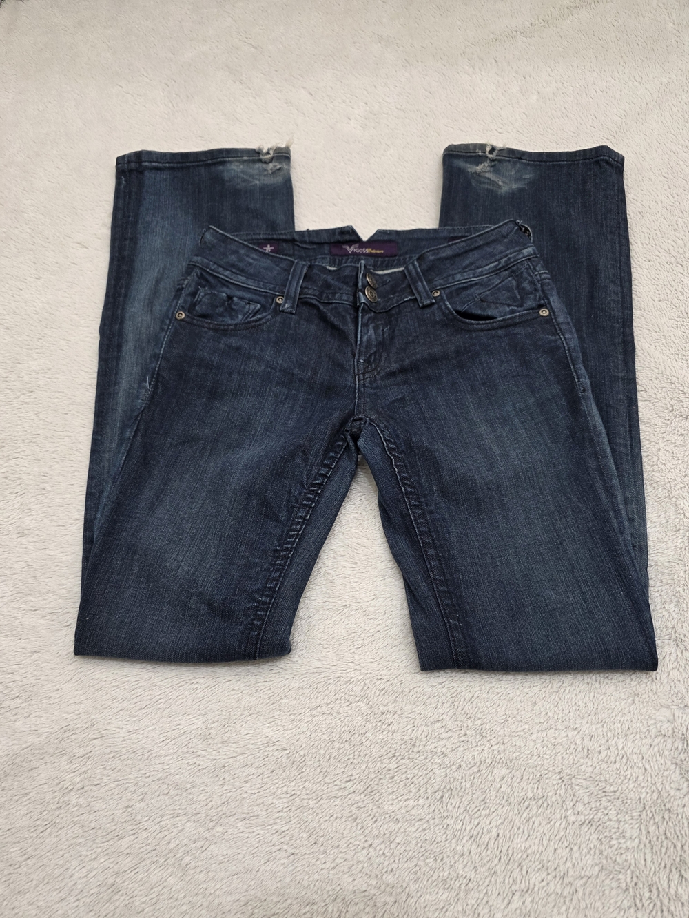 Vigoss Women's Boot Cut Jeans in Dark Indigo